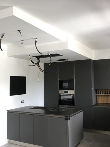 Cartongesso cucina edilizia